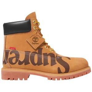 Timberland x Supreme 6" Premium Boot - Wheat - Oversize Logo